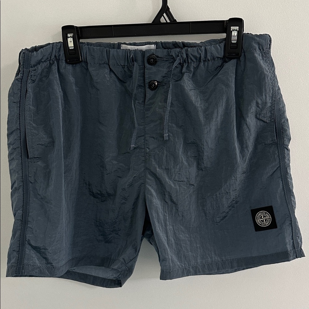 Stone Island Holographic Charcoal Shorts